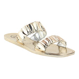 Sandalia Piso Para Mujer Lob Footwear Pvc Oro 53504051