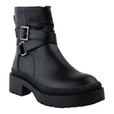 Botin Para Mujer Lob Footwear Pu Negro 92504503