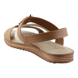 Sandalia Piso Para Mujer Lob Footwear Napa Floather Café 86804725