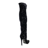 Bota Para Mujer Lob Footwear Sequin Negro 59404525