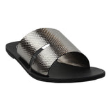 Sandalia Piso Para Mujer Lob Footwear Vetro Salamandra Plata 15104471