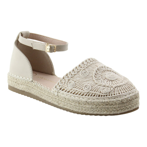 ALPARGATA BEIGE PARA MUJER DE TEXTIL LOB FOOTWEAR 91804049