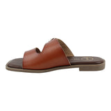 Sandalia Piso Para Mujer Lob Footwear Pu Café 59704063