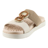 Sandalia Piso Para Mujer Lob Footwear Elastico/Napa Floather Café 86804733