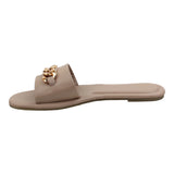 Sandalia Piso Para Mujer Lob Footwear Nairobi Beige 15104482