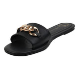 Sandalia Piso Para Mujer Lob Footwear Nairobi Negro 15104481