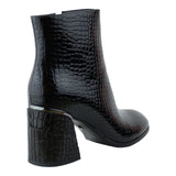 Botin Para Mujer Lob Footwear Patent Croc Negro 59404519