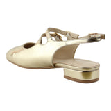 Flat Para Mujer Lob Footwear Pu Oro 92004980