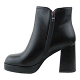 Botin Para Mujer Lob Footwear Pu Negro 59404508