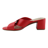 Sandalia Tacón Para Mujer Lob Footwear Napa Turim Rojo 86804758