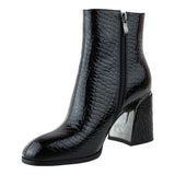 Botin Para Mujer Lob Footwear Patent Croc Negro 59404519