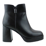 Botin Para Mujer Lob Footwear Pu Negro 59404508