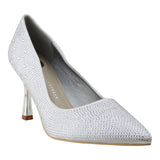 Zapatilla Para Mujer Lob Footwear Satin Plata 56204559