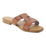 sandalia piso para mujer lob footwear pu cafe 59704067